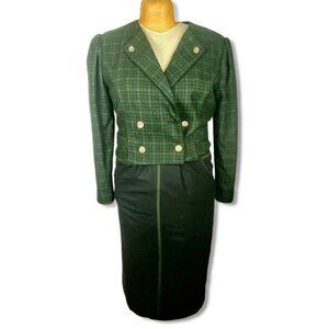 Heller Tracht Skirt Suit Vintage Austria Wool Rare Fine